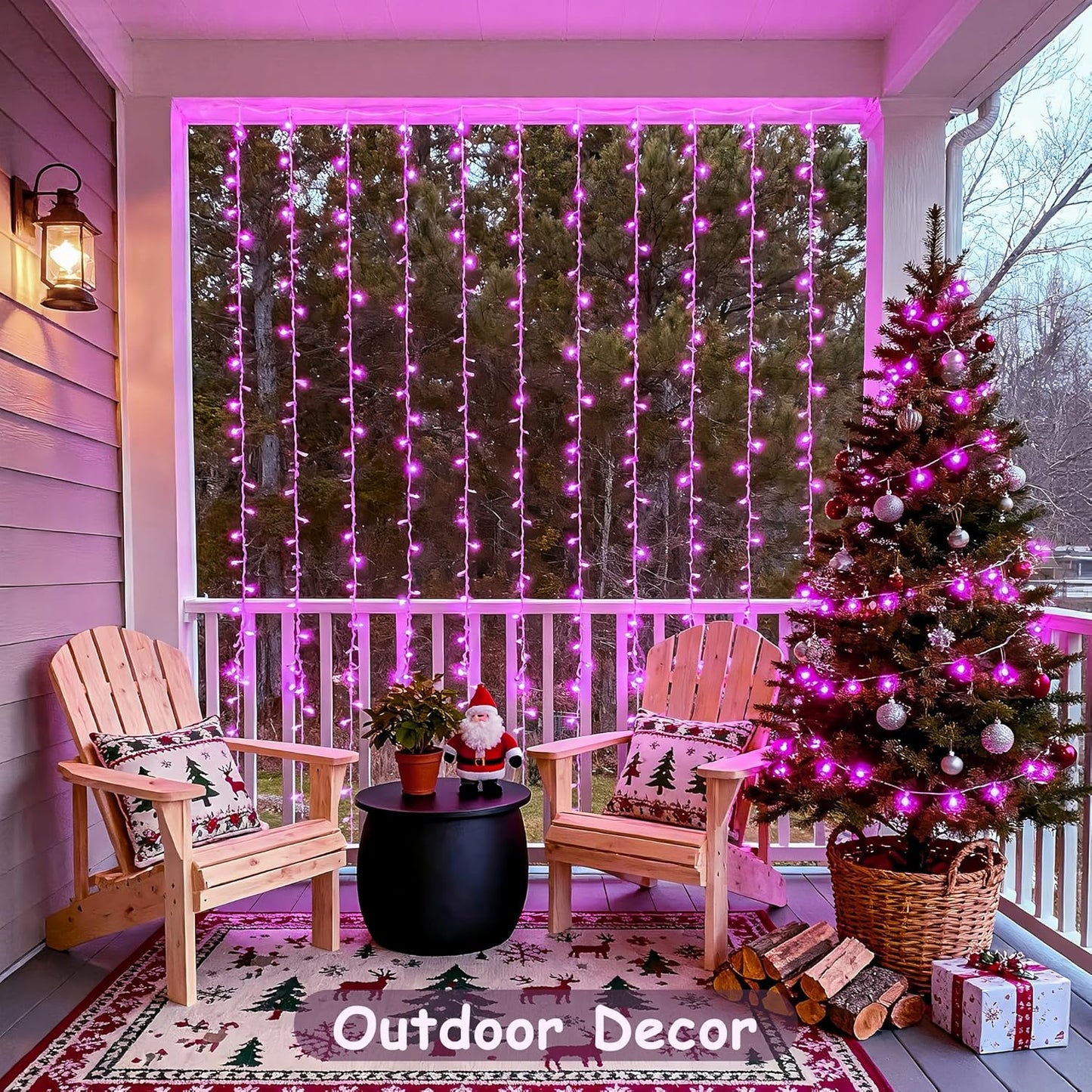 300 LED Curtain Lights Plug in with Remote, Pink String Lights for Bedroom, Christmas, Window, Wall, Party, Teen, Girls' Room, Dorm, Valentine'S Day Indoor Outdoor Decor, 9.8X9.8Ft